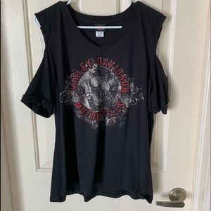 Woman Harley shirt